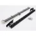 19" modulární stíněný patch panel XtendLan 24port, 4x demontovatelný modul, černý
