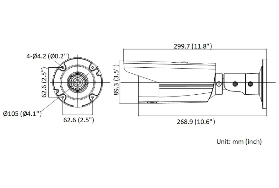 Hikvision DS-2CD2T43G2-2I(2.8mm) - 4MPix IP Bullet kamera; IR 60m, IP67