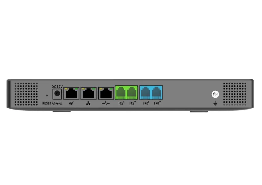 Grandstream UCM6302 IP PBX VoIP pobočková ústředna, 2xFXO, 2FXS, 3x Gbit RJ-45, podpora NAT routeru, USB, SD-card, PoE+