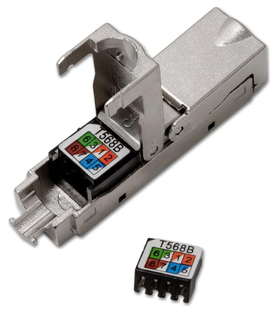 Spojka vodotěsná STP RJ45, Cat5E, Cat6, Cat6A, krytí IP68