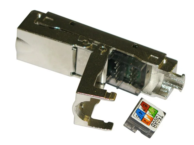 Spojka vodotěsná STP RJ45, Cat5E, Cat6, Cat6A, krytí IP68