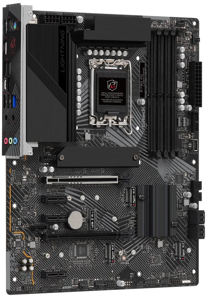 ASRock MB Sc LGA1700 Z790 PG LIGHTNING, Intel Z790, 4xDDR5, 1xHDMI