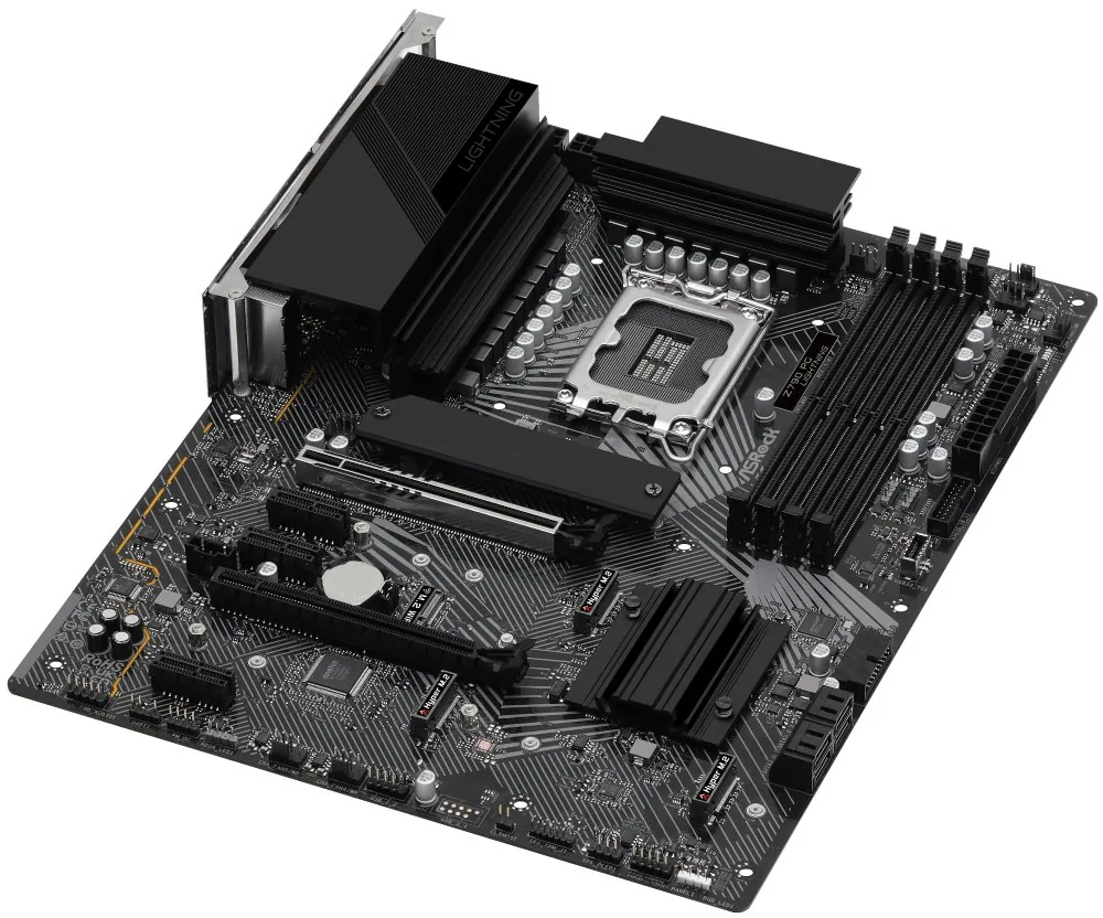 ASRock MB Sc LGA1700 Z790 PG LIGHTNING, Intel Z790, 4xDDR5, 1xHDMI