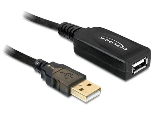 Delock USB Cable - Prodlužovací šňůra USB - USB (M) do USB (F) - USB 2.0 - 15 m - aktivní