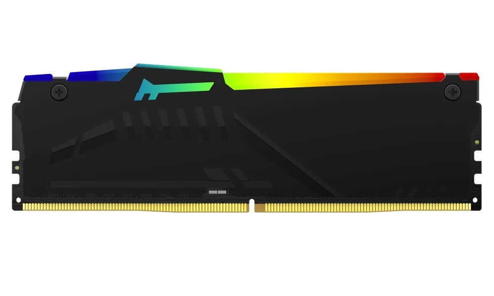 Kingston FURY Beast RGB - DDR5 - modul - 8 GB - DIMM 288-pin - 5600 MT/s / PC5-44800 - CL36 - 1.25 V - bez vyrovnávací paměti - on-die ECC - černá