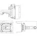 HIKVISION držák pro kameru DS-1602ZJ-box-corner kompatibilní s kamerami 4 inch PTZ