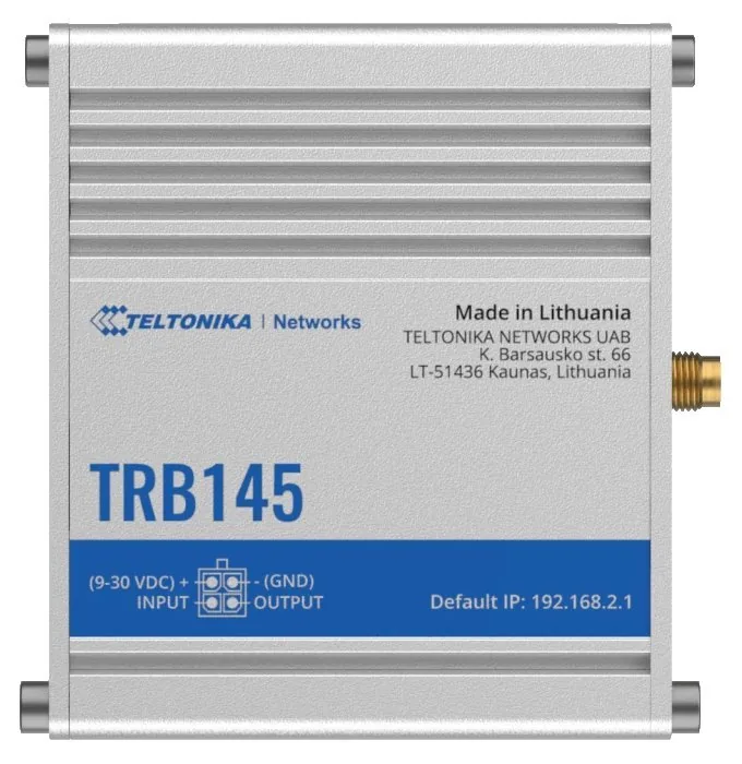 Teltonika TRB145 průmyslový LTE modem s RS485, LTE Cat4 3G 2G