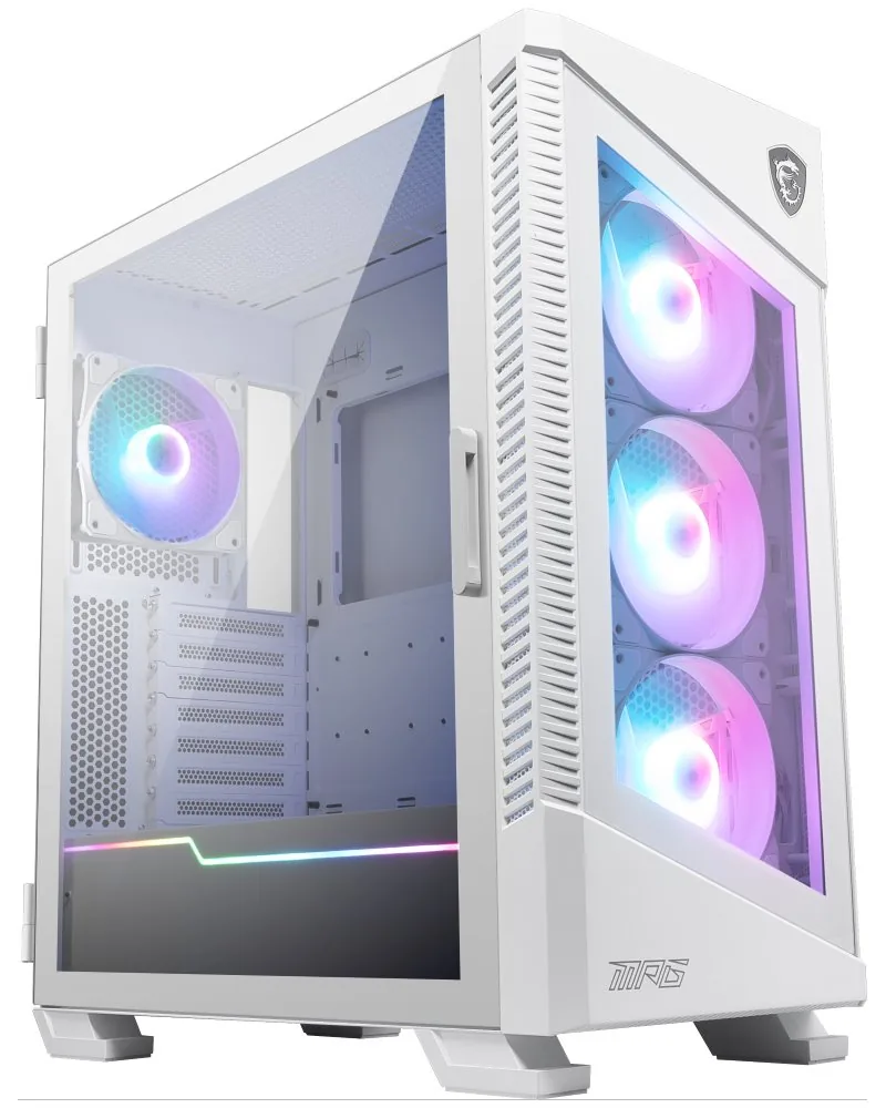 MSI MPG VELOX 100R WHITE/Midi Tower/Transpar./Bílá