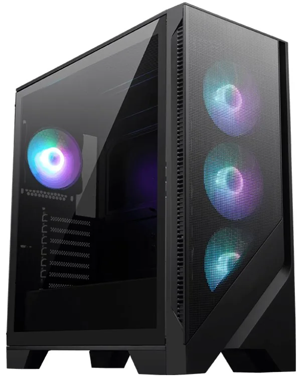MSI MAG FORGE 320R AIRFLOW/Midi Tower/Transpar./Černá
