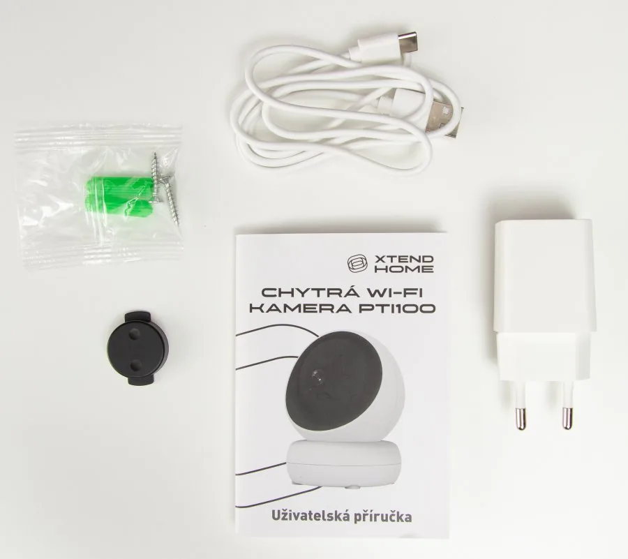 Xtend Home PTI100 IP kamera Wi-Fi 4Mpx 2K otočná IR až 5 m Onvif Tuya CZ SK