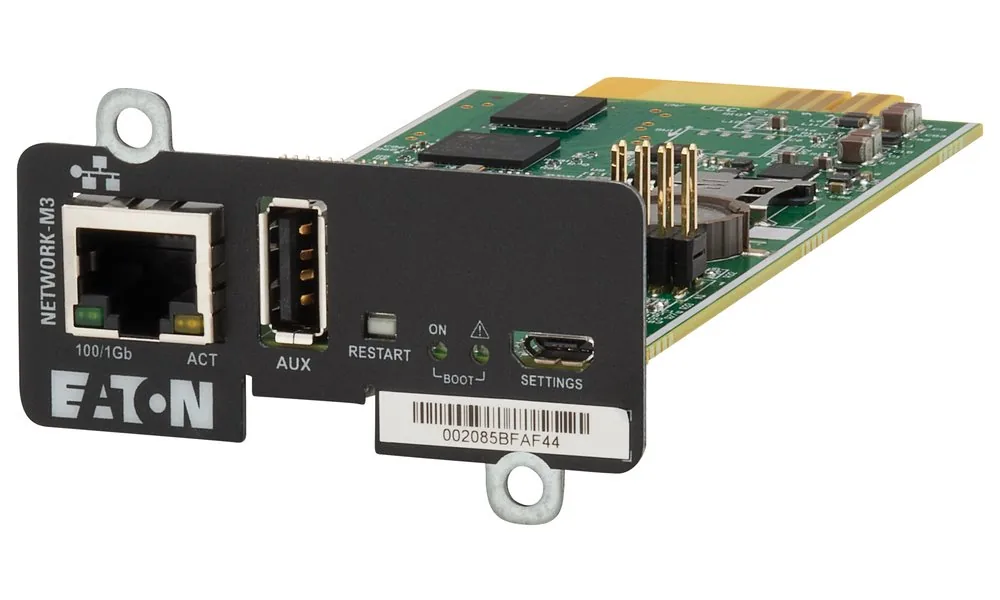 EATON Gigabitová síťová karta Network-M3 - Web SNMP (pro 5SC R, 5P, 5PX, 9E, 9PX, 9SX)