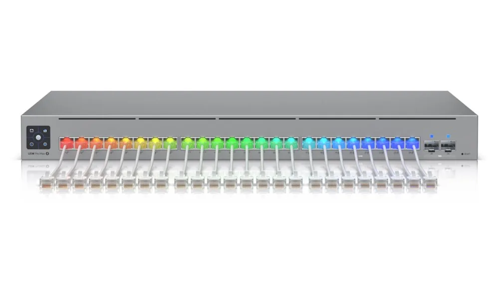 Ubiquiti UniFi - Patch kabel - RJ-45 (M) do RJ-45 (M) - 15 cm - 2.5 mm - CAT 6 - vnitřní - bílá