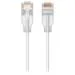 Ubiquiti UniFi - Patch kabel - RJ-45 (M) do RJ-45 (M) - 15 cm - 2.5 mm - CAT 6 - vnitřní - bílá