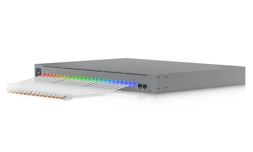 Ubiquiti UniFi - Patch kabel - RJ-45 (M) do RJ-45 (M) - 15 cm - 2.5 mm - CAT 6 - vnitřní - bílá