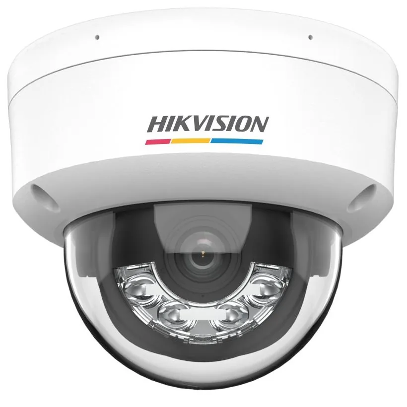 Hikvision DS-2CD1127G2H-LIU(2.8mm) 2MPix IP Dome Hybrid ColorVu AcuSense kamera; LED IR 30m, mikrofon, IP67