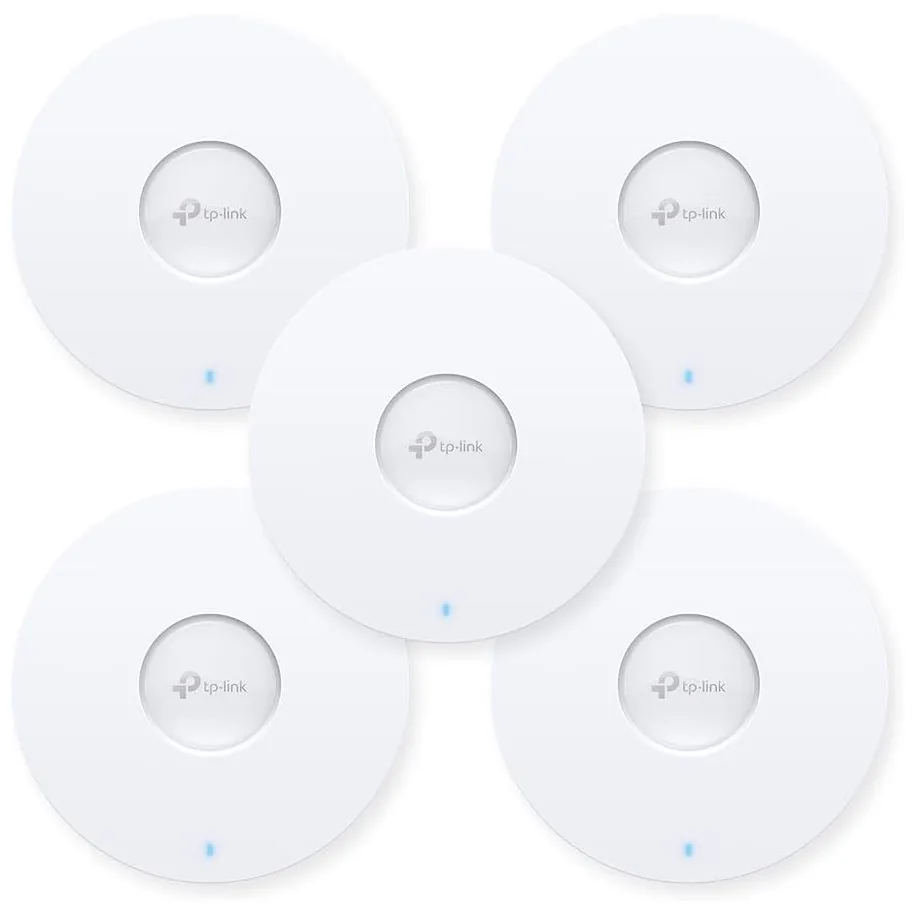 TP-Link Omada EAP613 V1 - Bezdrátový access point - Wi-Fi 6 - 2.4 GHz, 5 GHz - spravování cloudem - nástěnná/stropní montáž (balení 5)