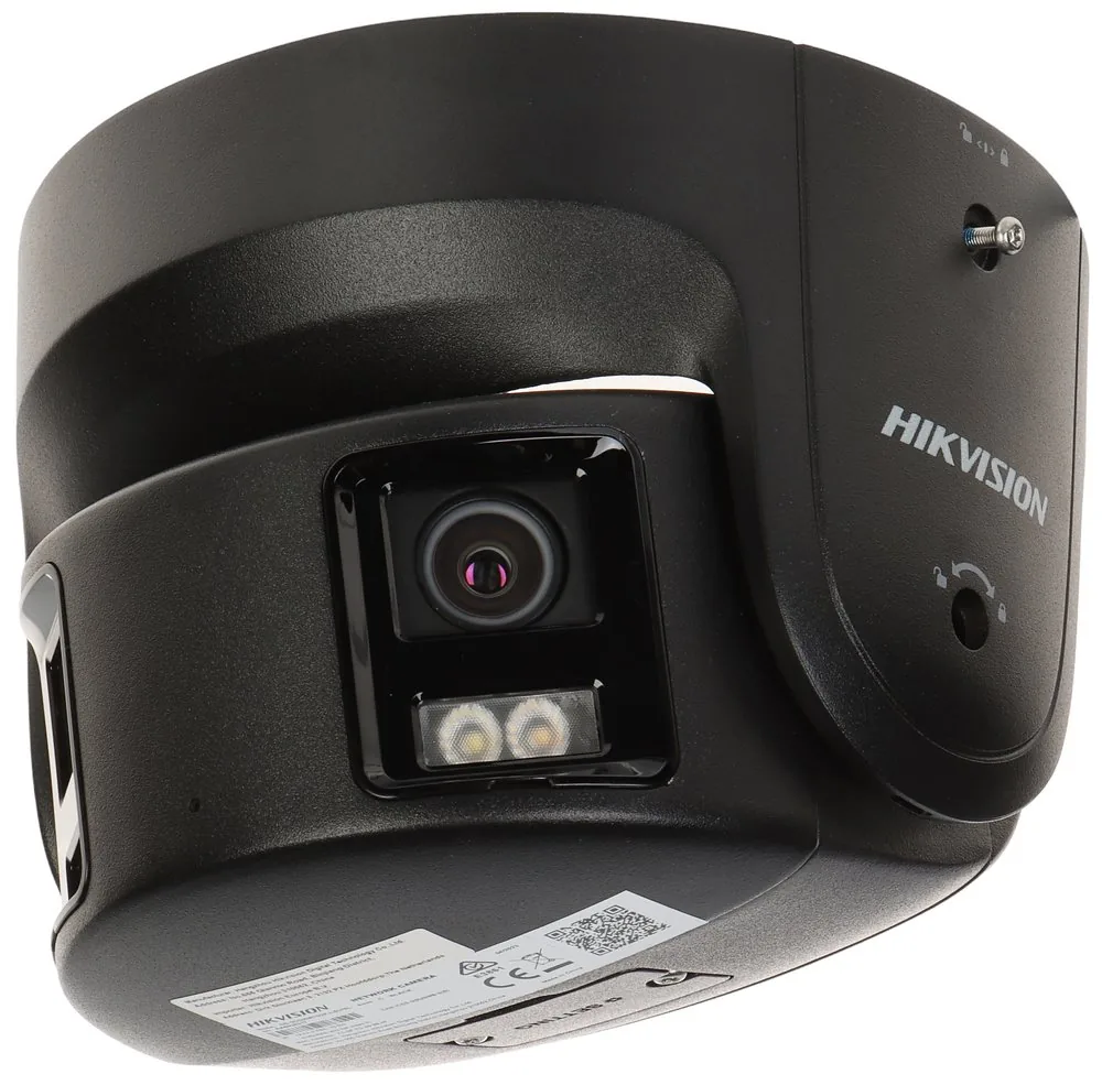 Hikvision DS-2CD2387G2P-LSU SL(4mm)(C) BLACK - 8MPix IP Turret ColorVu AcuSense pano. kamera;LED 30m,130dB,Au,Al,Mik,IP6