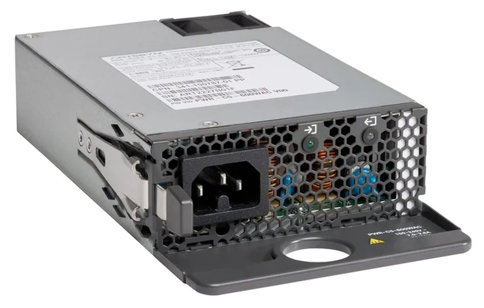Cisco Config 2 Secondary Power Supply - Přívod energie - hotplug (zásuvný modul) - 600 watt - pro P/N: C9200-24P-EDU, C9200-24P-E-WS, C9200L-24P-4G-E-WS, C9200L-24P-4X-E-WS