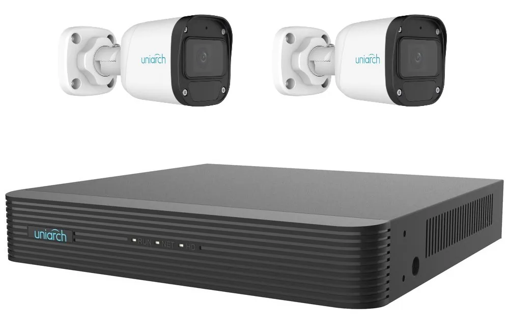 Uniarch by Uniview KIT Bullet Kamerový systém 2x IPC-B122-APF28 1x NVR-108E2-P8