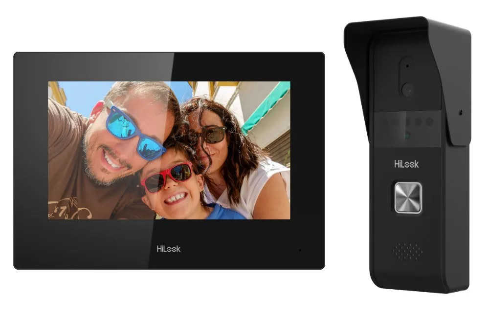 HiLook Powered by HIKVISION Chytrý domácí interkom VI-K23P Wi-Fi 1080p 7" 1024x600 videotelefon IP65