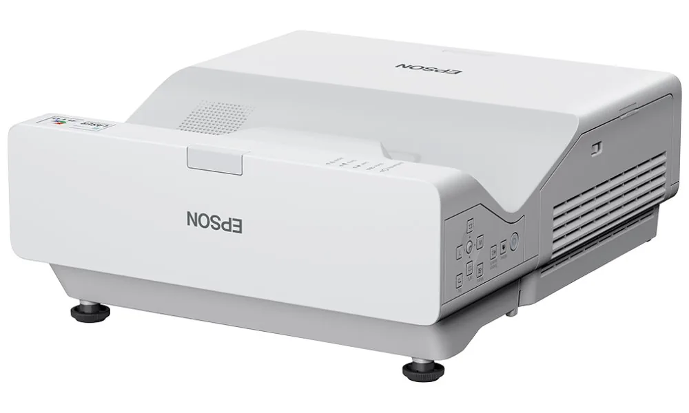 Epson EB-770F - 3LCD projektor - 4100 lumeny (bílá) - 4100 lumeny (barevný) - 16:9 - 1080p - ultra short-throw objektiv - 802.11a/b/g/n/ac bezdrátový / LAN/ Miracast - bílá