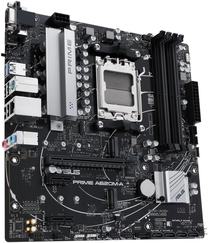 ASUS MB Sc AM5 PRIME A620M-A-CSM, AMD A620, 4xDDR5, 1xHDMI, 1xDP, 1xVGA, mATX