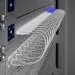 Ubiquiti UniFi - Patch kabel - RJ-45 (M) do RJ-45 (M) - 30 cm - 2.5 mm - CAT 6 - lisovaný, Etherlighting technology, nano-thin - bílá