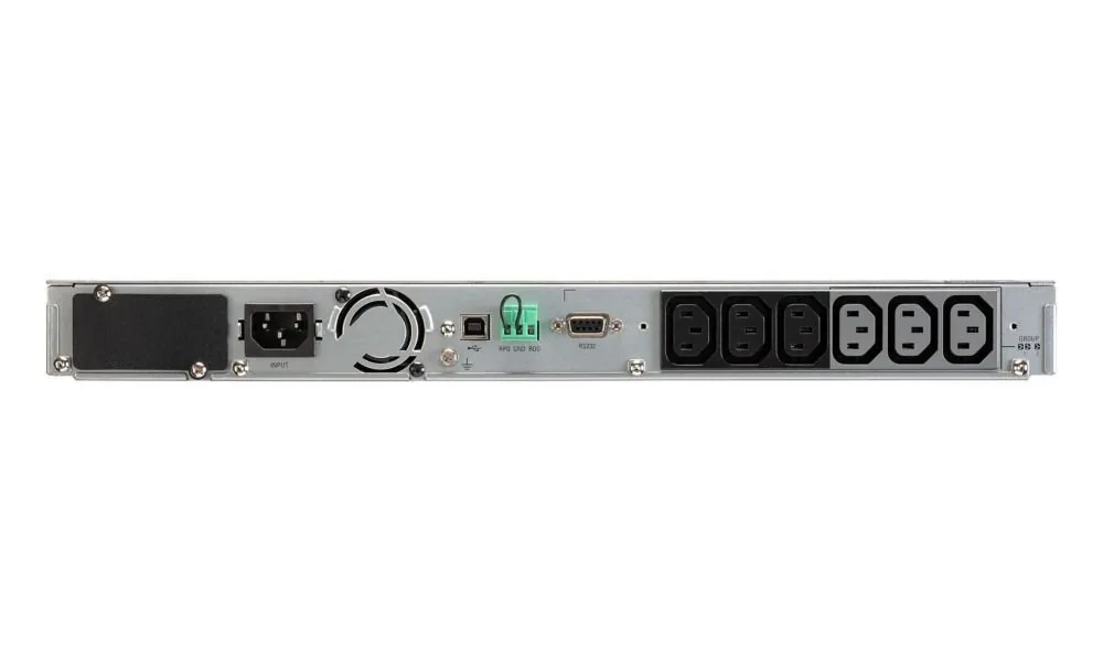 EATON UPS 5P 1550iR G2, Line-interactive, Rack 1U, 1550VA 1350W, výstup 6x IEC C13, USB, displej, sinus, slot pro LAN