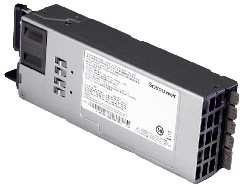 MikroTik G1483-0600WNB, Hot Swap 54.5V 10.35A náhradní zdroj pro CRS320-8P-8B-4S+RM