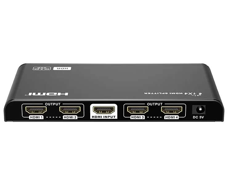 XtendLan HDMI distribucní rozbocovac, 1 vstup 4 výstupy, 4k@60Hz