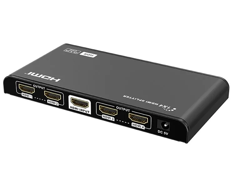XtendLan HDMI distribucní rozbocovac, 1 vstup 4 výstupy, 4k@60Hz