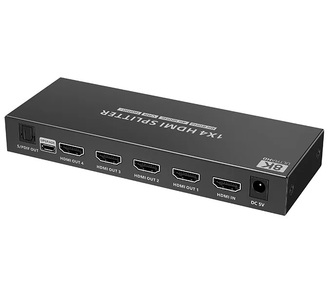 XtendLan HDMI distribucní rozbocovac, 1 vstup 4 výstupy, 8k@60Hz