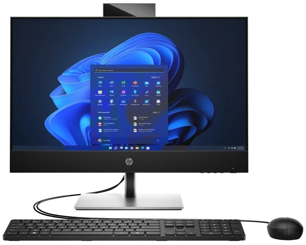 HP ProOne 440 G9 AiO 23.8 NT, i7-14700T, 1920x1080 IPS, UMA, 16GB, SSD 512GB, W11Pro, 3-3-3, WiFi BT
