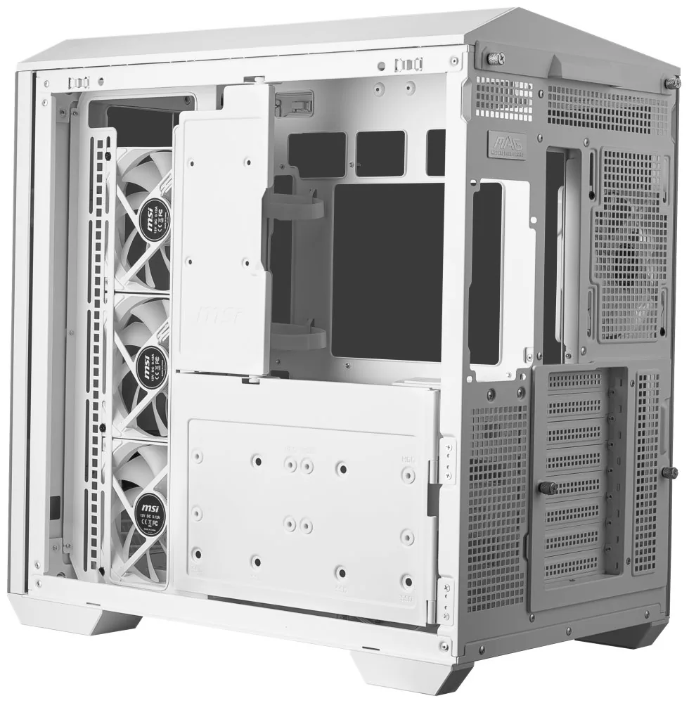 MSI MAG PANO 100R PZ/Midi Tower/Transpar./Bílá