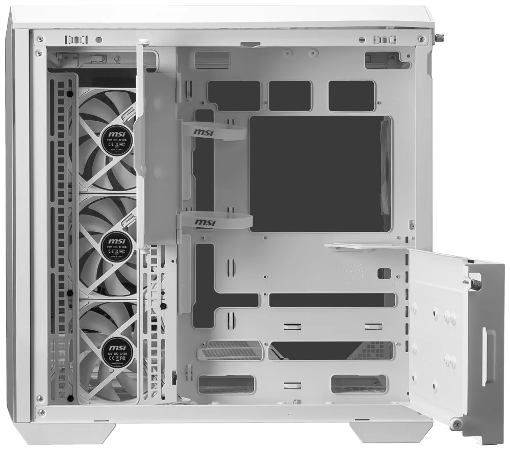 MSI MAG PANO 100R PZ/Midi Tower/Transpar./Bílá
