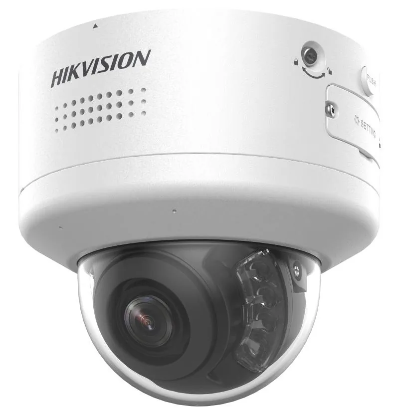 Hikvision DS-2CD2787G2H-LIPTRZS2U SL(2.8-12mm) 8MPix IP PTRZ Smart Hybrid ColorVu Dome kamera; IR LED 40m, A A, blikač