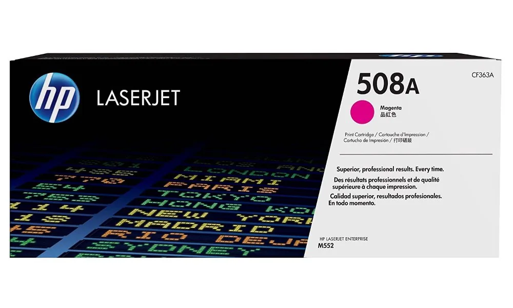HP 508A - Purpurová - originální - LaserJet - kazeta s barvivem (CF363A) - pro Color LaserJet Enterprise MFP M577; LaserJet Enterprise Flow MFP M577