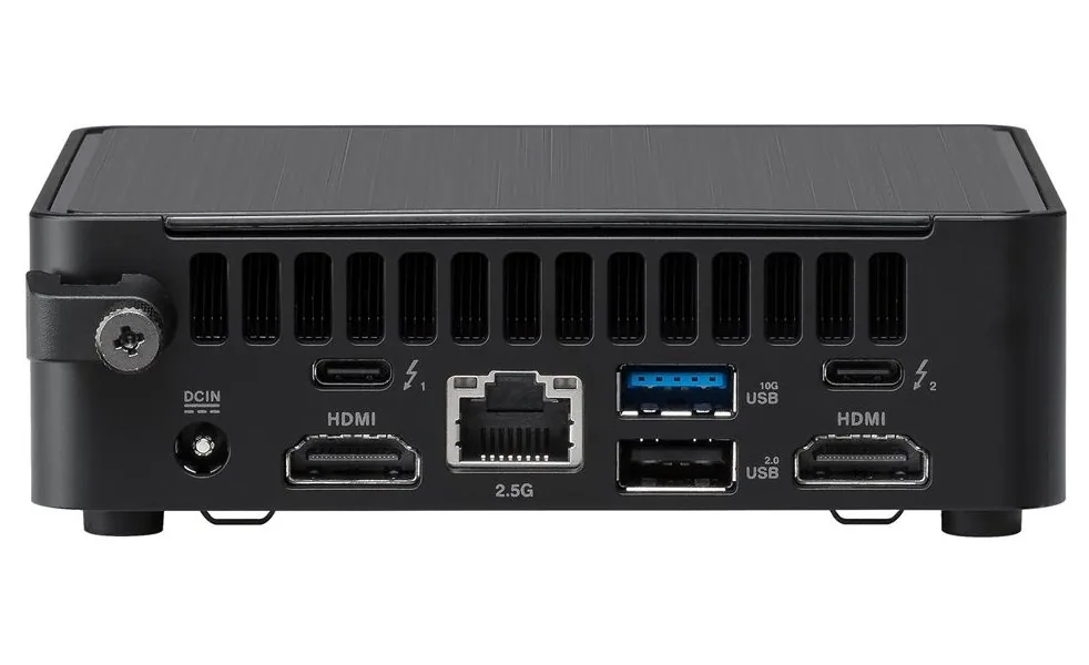 ASUS NUC 14 Pro NUC14RVKC3000R2 Intel Core 3-100U DDR5 USB3.0 LAN WiFi UHD M.2 EU power cord