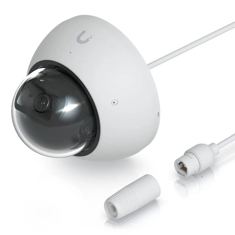 Ubiquiti UniFi AI Dome - Síťová bezpečnostní kamera - interiérový, venkovní - odolná proti vandalům a vodě - barevný (Den a noc) - 8 MP - 3840 x 2160 - 4K - audio - GbE - PoE