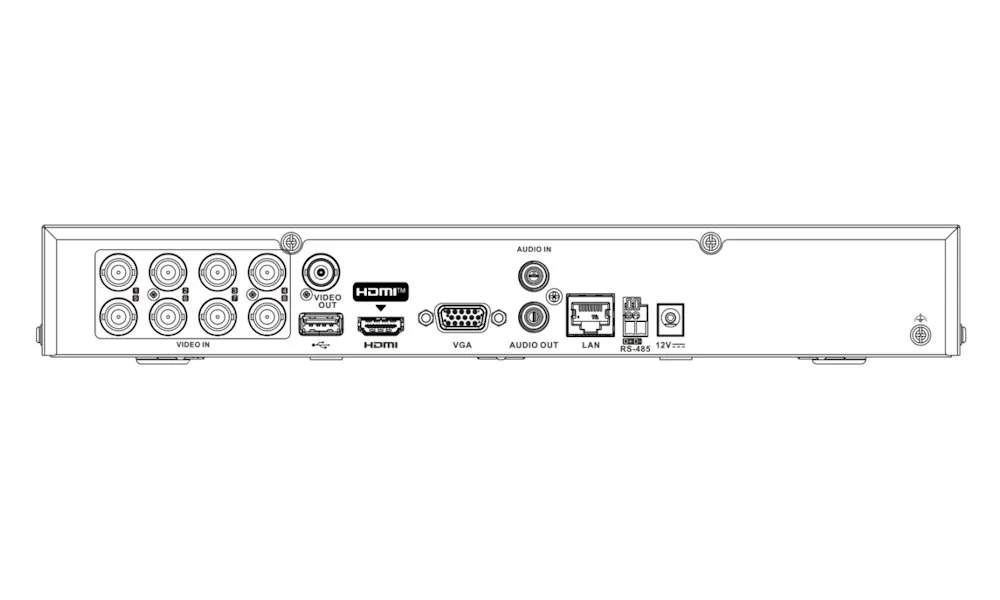 Hikvision iDS-7208HQHI-M1 XT - 8 kanálový AcuSense TurboHD hybrid