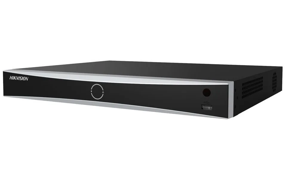 Hikvision NVR DS-7608NXI-K2(D) - 8x IP 12Mpix 160Mbit 2x HDD 1x LAN Alarm I O AcuSense