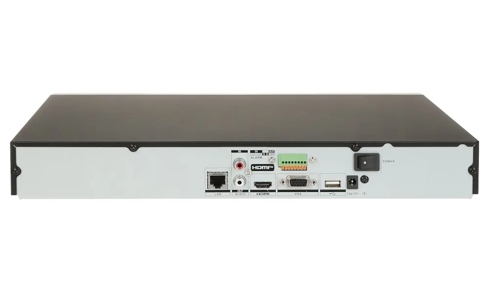 Hikvision NVR DS-7608NXI-K2(D) - 8x IP 12Mpix 160Mbit 2x HDD 1x LAN Alarm I O AcuSense