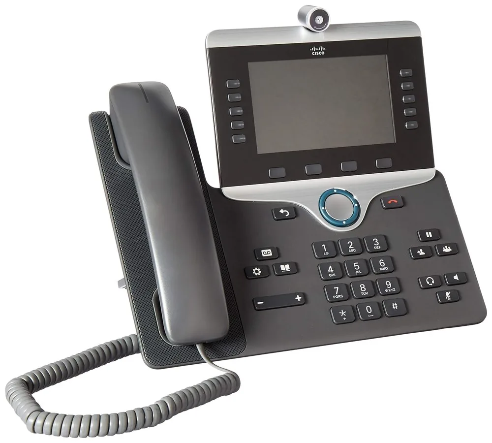 Cisco IP Phone 8865NR - IP video telefon - s digitální fotoaparát - SIP, SDP - 5 řádků - uhel - kompatibilní s TAA