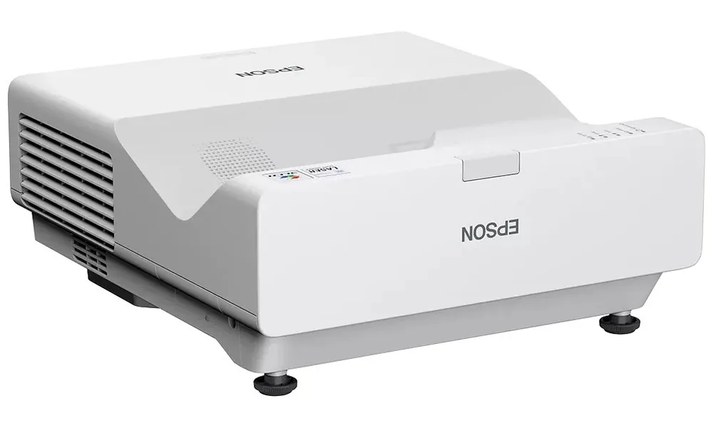 Epson EB-760WI - 3LCD projektor - 4100 lumeny (bílá) - 4100 lumeny (barevný) - WXGA (1280 x 800) - 16:10 - ultra short-throw objektiv - 802.11a/b/g/n/ac bezdrátový / LAN/ Miracast - bílá