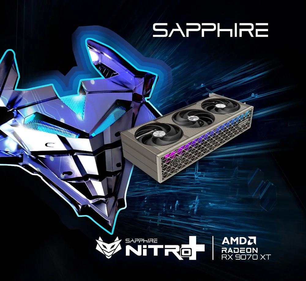VGA SAPPHIRE NITRO+ AMD Radeon RX 9070 XT OC 16GB