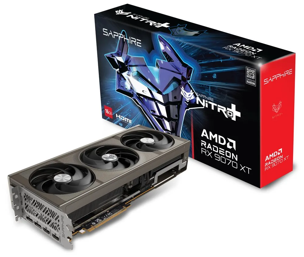 VGA SAPPHIRE NITRO+ AMD Radeon RX 9070 XT OC 16GB