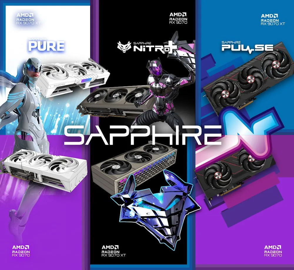 VGA SAPPHIRE NITRO+ AMD Radeon RX 9070 XT OC 16GB