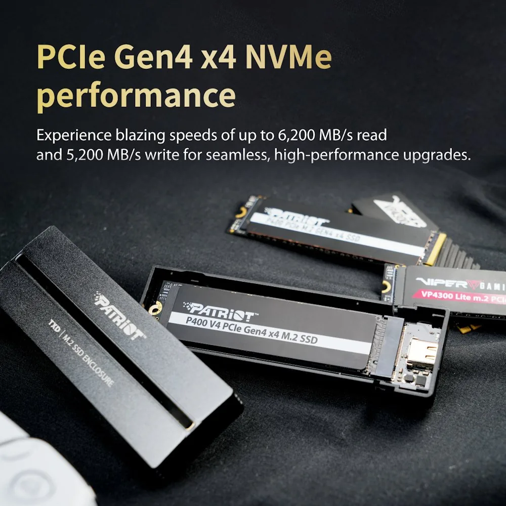 Patriot P400 V4/500GB/SSD/M.2 NVMe/Heatsink/5R
