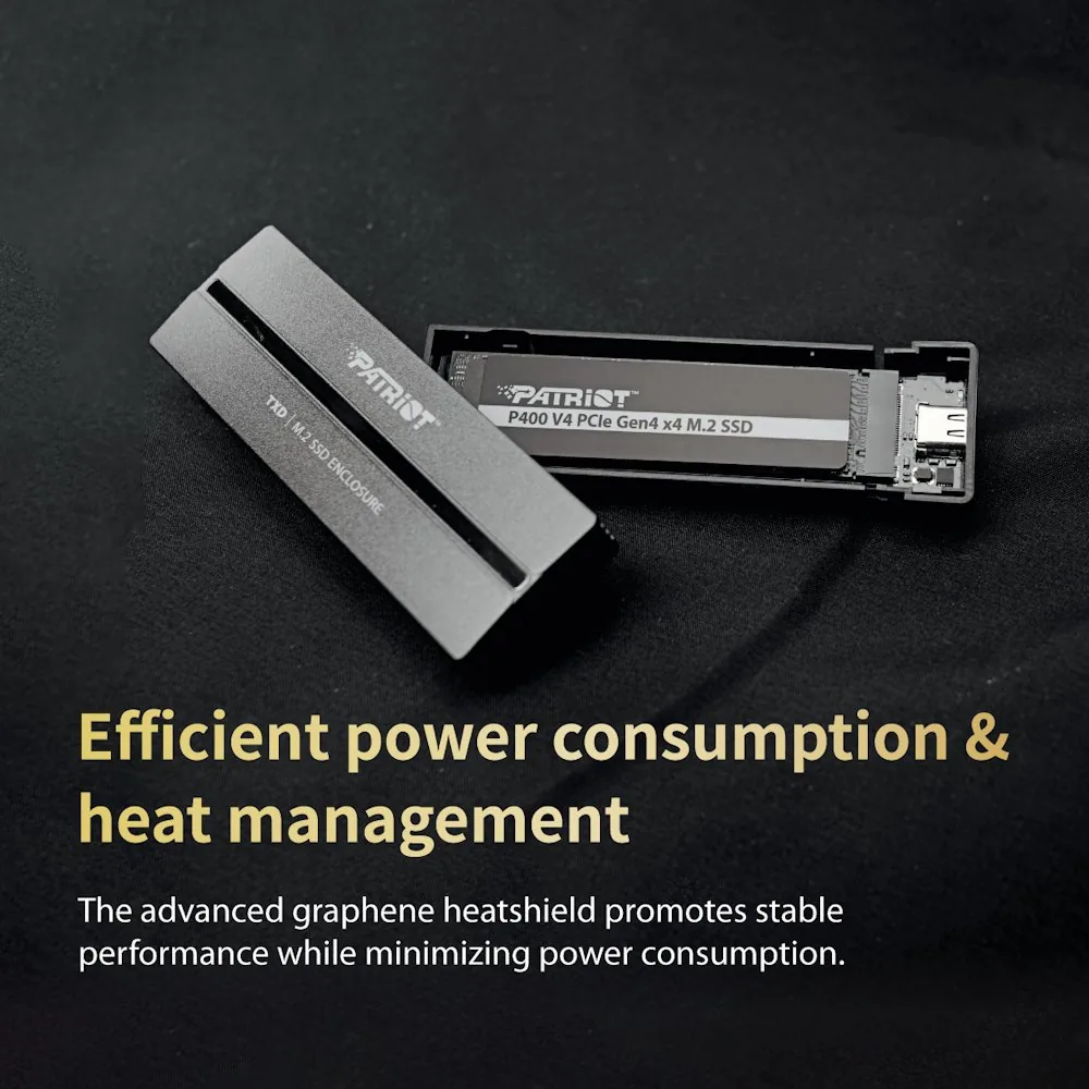 Patriot P400 V4/500GB/SSD/M.2 NVMe/Heatsink/5R