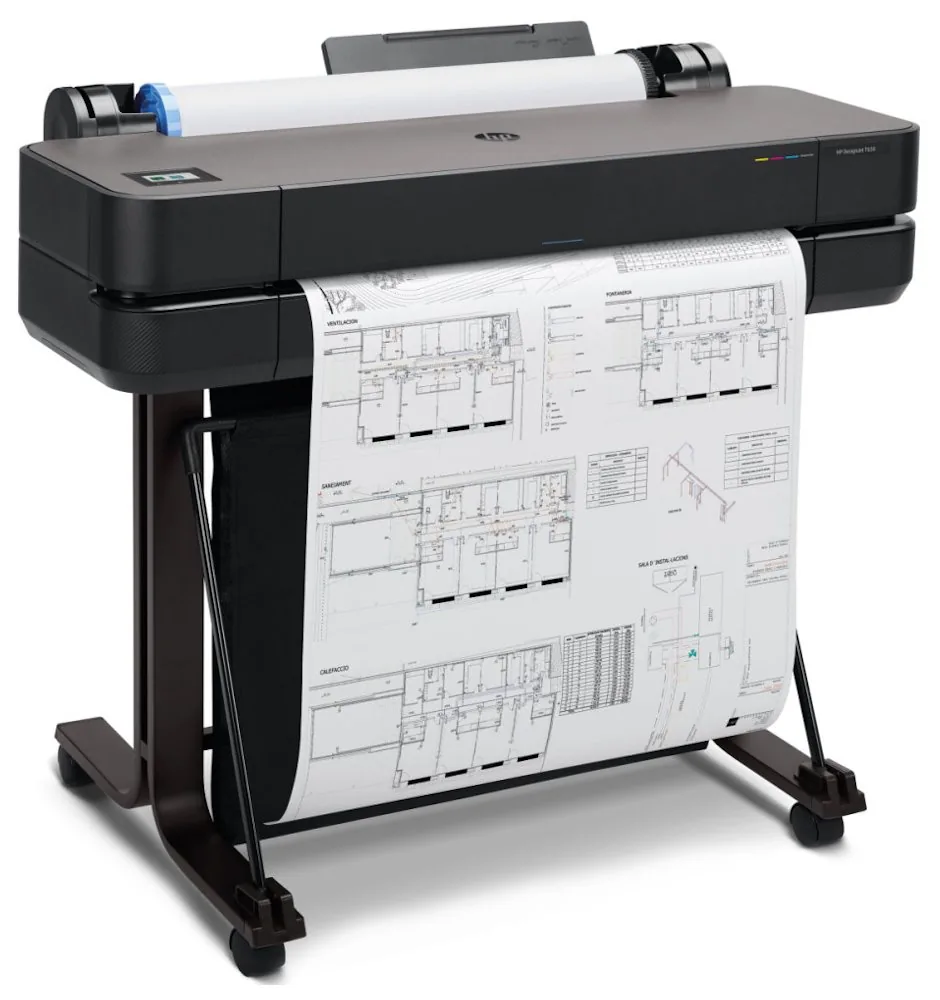HP DesignJet T630 - 2025 Edition - 24" tisk na velký formát - barva - tryskový - Role A1 (61,0 cm x 45,7 m), A1, ANSI D - 2400 x 1200 dpi - až 0.5 min/str. - USB 2.0, Gigabit LAN, Wi-Fi(n) - řezačka